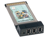 c-enter CardBus IEEE-1394 Firewire-Controller 3-Port