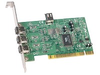 c-enter PCI IEEE-1394 Firewirekarte 3+1 Ports ULEAD VideoStudio 6