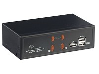 c-enter USB & Audioumschalter für 2PCs inkl. 2 Octopus-Kabel
