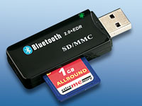 c-enter Bluetooth USB-Adapter EDR 2.0 & SD-Card-Reader