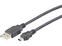 c-enter USB-Anschlusskabel A-Stecker auf Mini-B-Stecker, 1,8 Meter; USB-Switches USB-Switches USB-Switches 