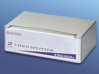 c-enter 2fach SVGA-Monitor-Splitter, 1 PC  2 Monitore