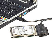 c-enter Festplatten-Adapter IDE/SATA auf USB2.0 mit OneTouch Backup