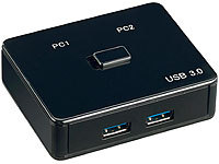 c-enter USB-3.0-Switch für 2 USB-Geräte an 2 PCs; Card-Reader und USB-Sticks Card-Reader und USB-Sticks 